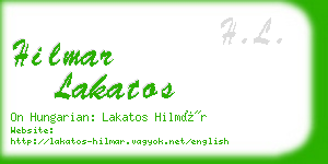 hilmar lakatos business card